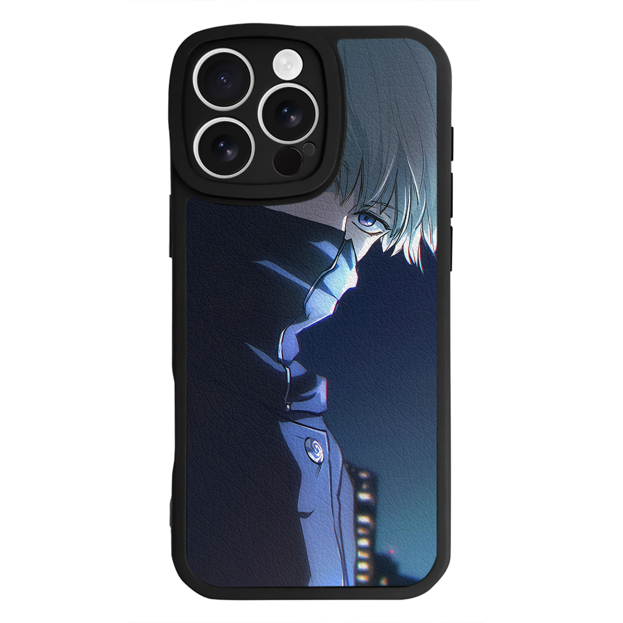 （画像用） 呪術廻戦 Jujutsu Kaisen 【iPhone 16シリーズ対応】シリコンスマホケース（レザー調） 材質：シリコン